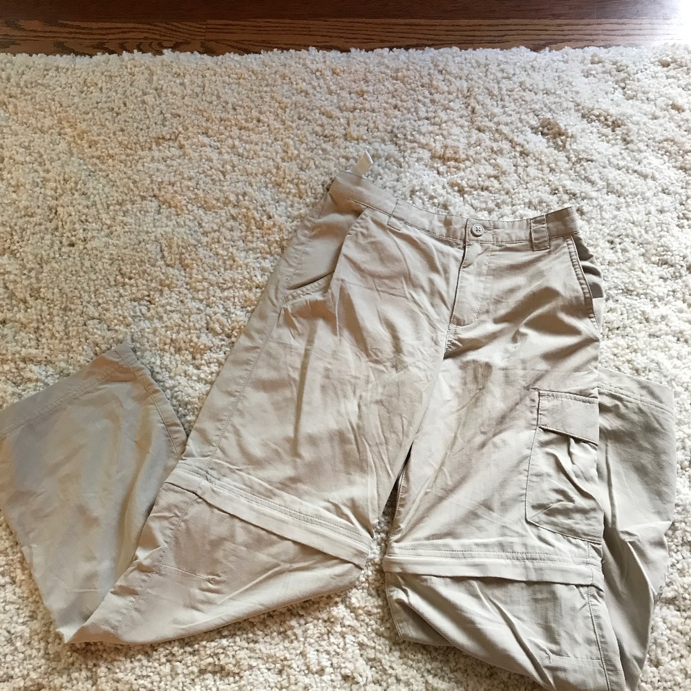 Youth outdoor pants with removable legs